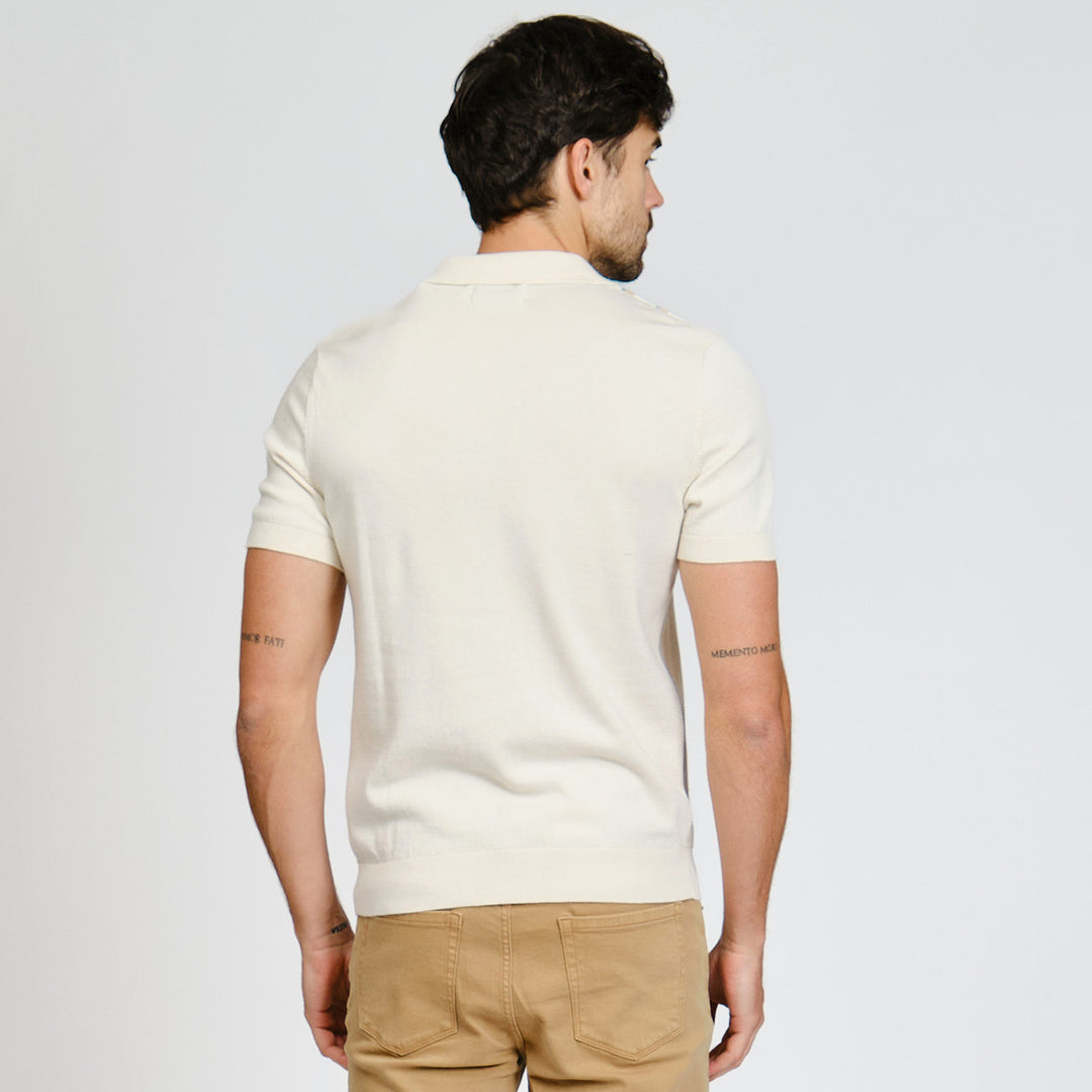 Polo De Algodón Con Franjas En Costados