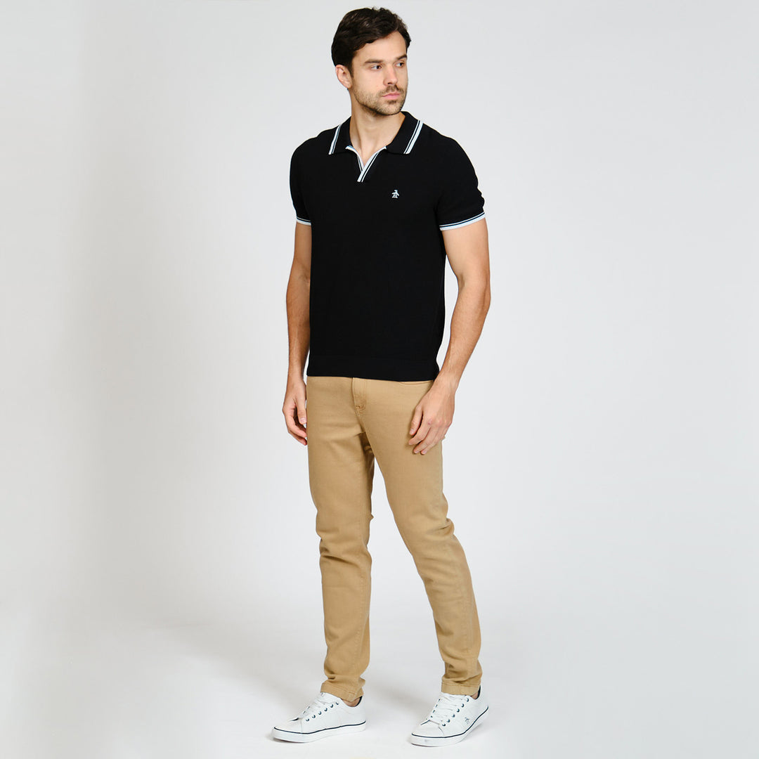 Polo Tipo Sueter Johnny Collar