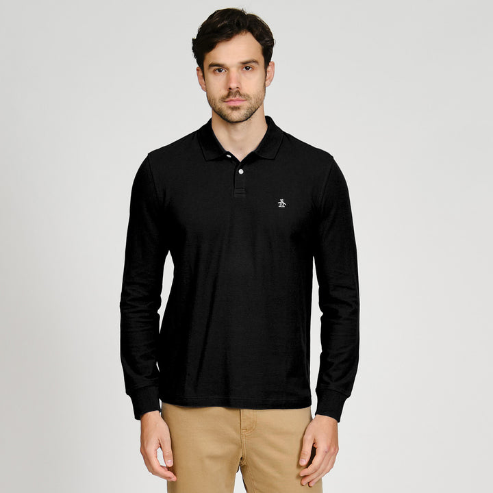 Polo De Manga Larga De Pique