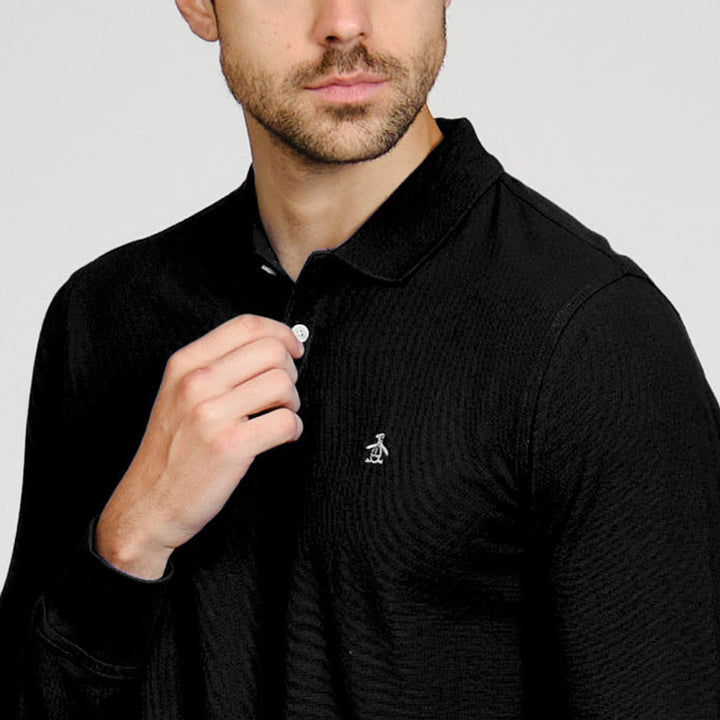 Polo De Manga Larga De Pique