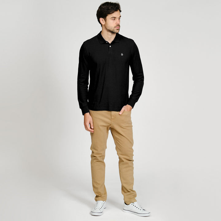 Polo De Manga Larga De Pique