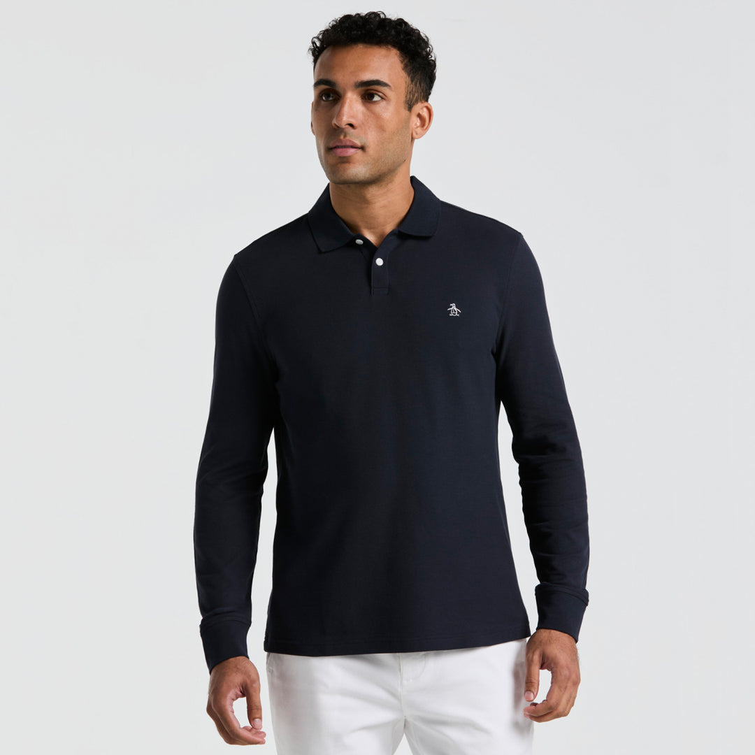 Polo De Manga Larga De Pique