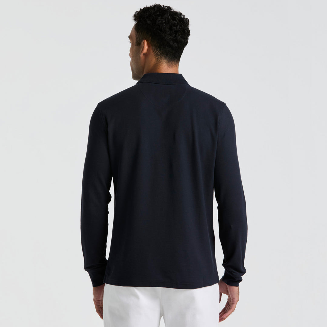 Polo De Manga Larga De Pique