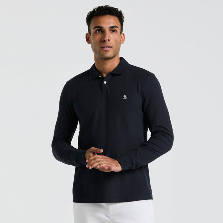 Polo De Manga Larga De Pique