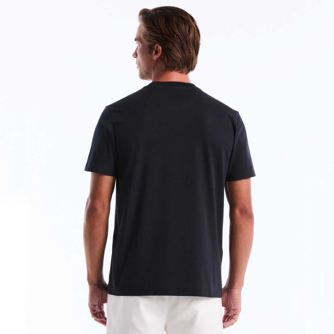 Playera Con Bolsillo Estampado