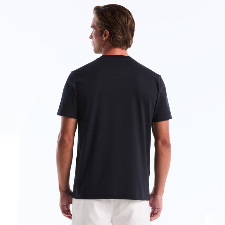 Playera Con Bolsillo Estampado