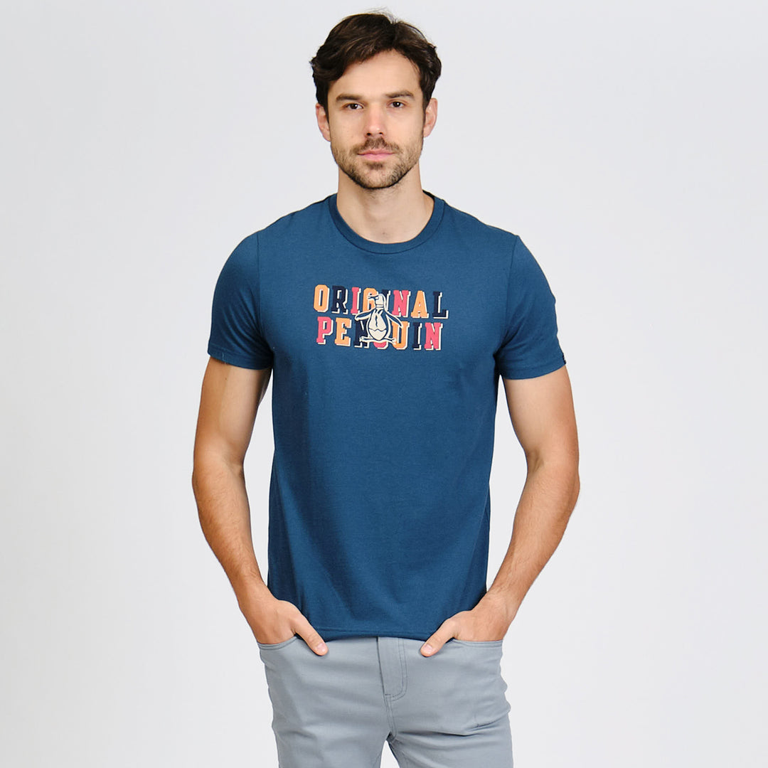 Playera Con Estampado De Logo Multicolor