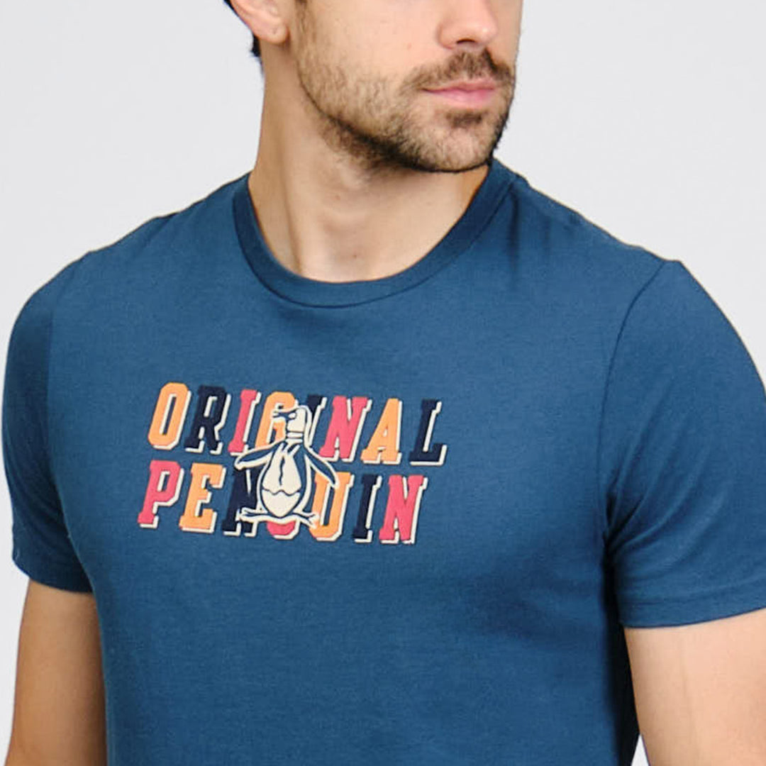 Playera Con Estampado De Logo Multicolor