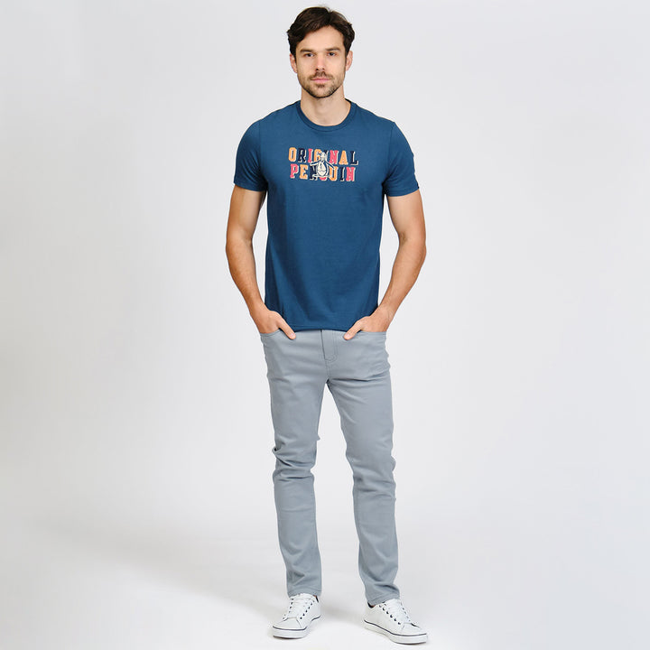 Playera Con Estampado De Logo Multicolor