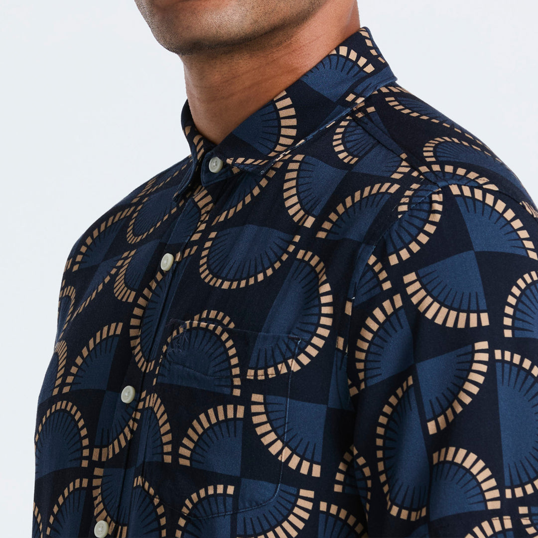 Camisa Manga Corta De Viscosa Fans