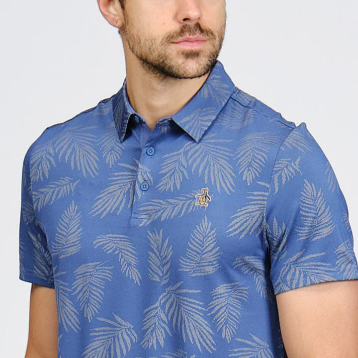 Polo De Golf Full Print Botanical