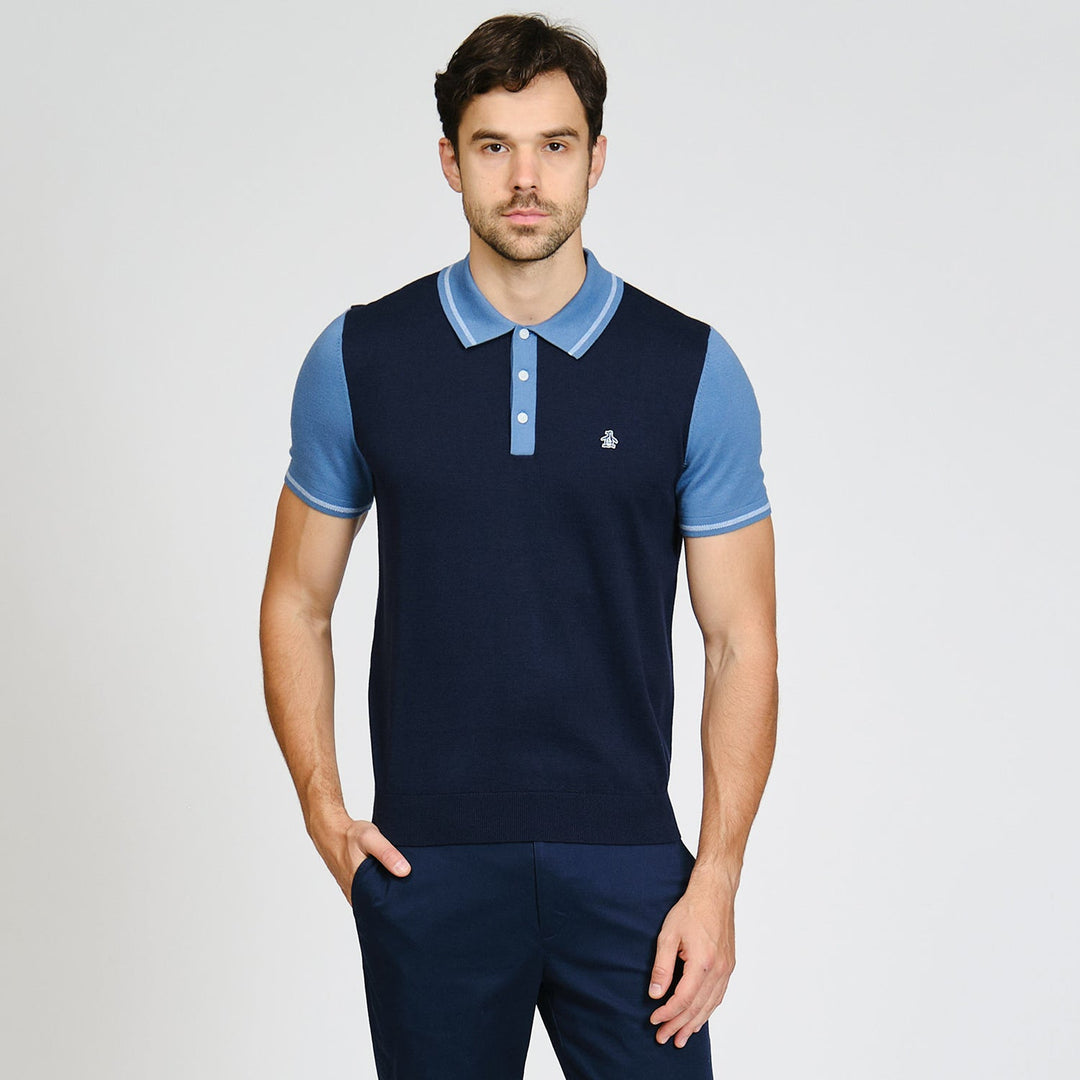 Polo De Algodón Colorblock