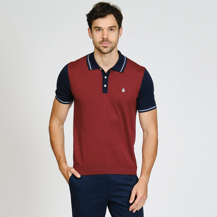 Polo De Algodón Colorblock