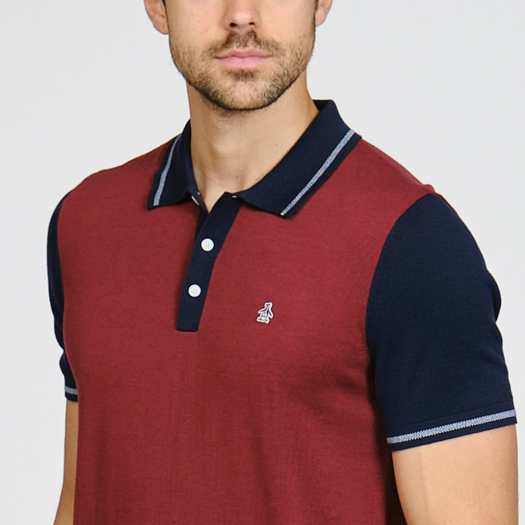 Polo De Algodón Colorblock