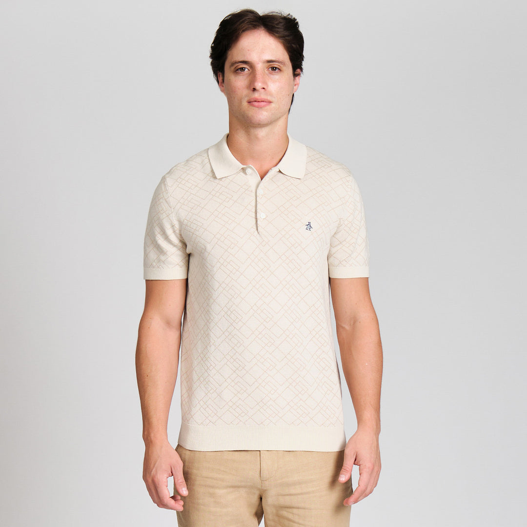 Polo De Algodón Con Jacquard