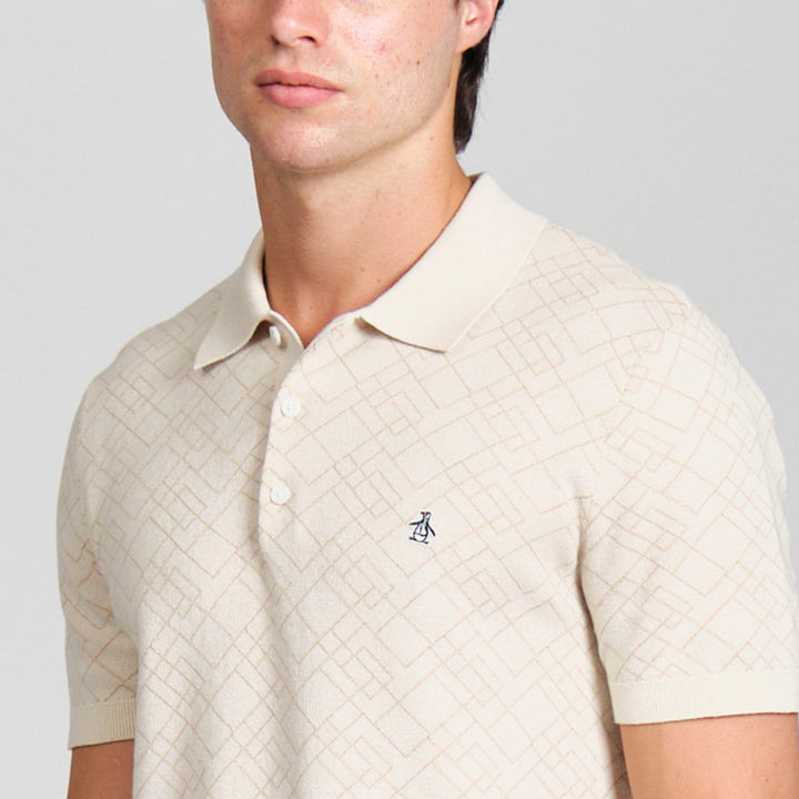 Polo De Algodón Con Jacquard
