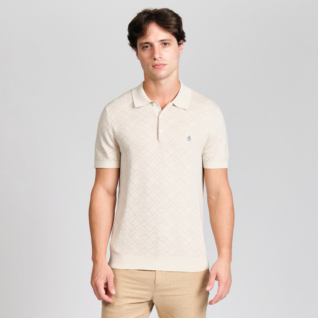 Polo De Algodón Con Jacquard