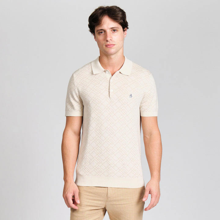 Polo De Algodón Con Jacquard