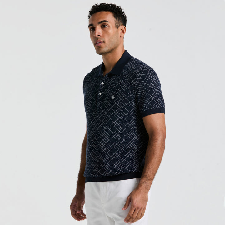 Polo De Algodón Con Jacquard