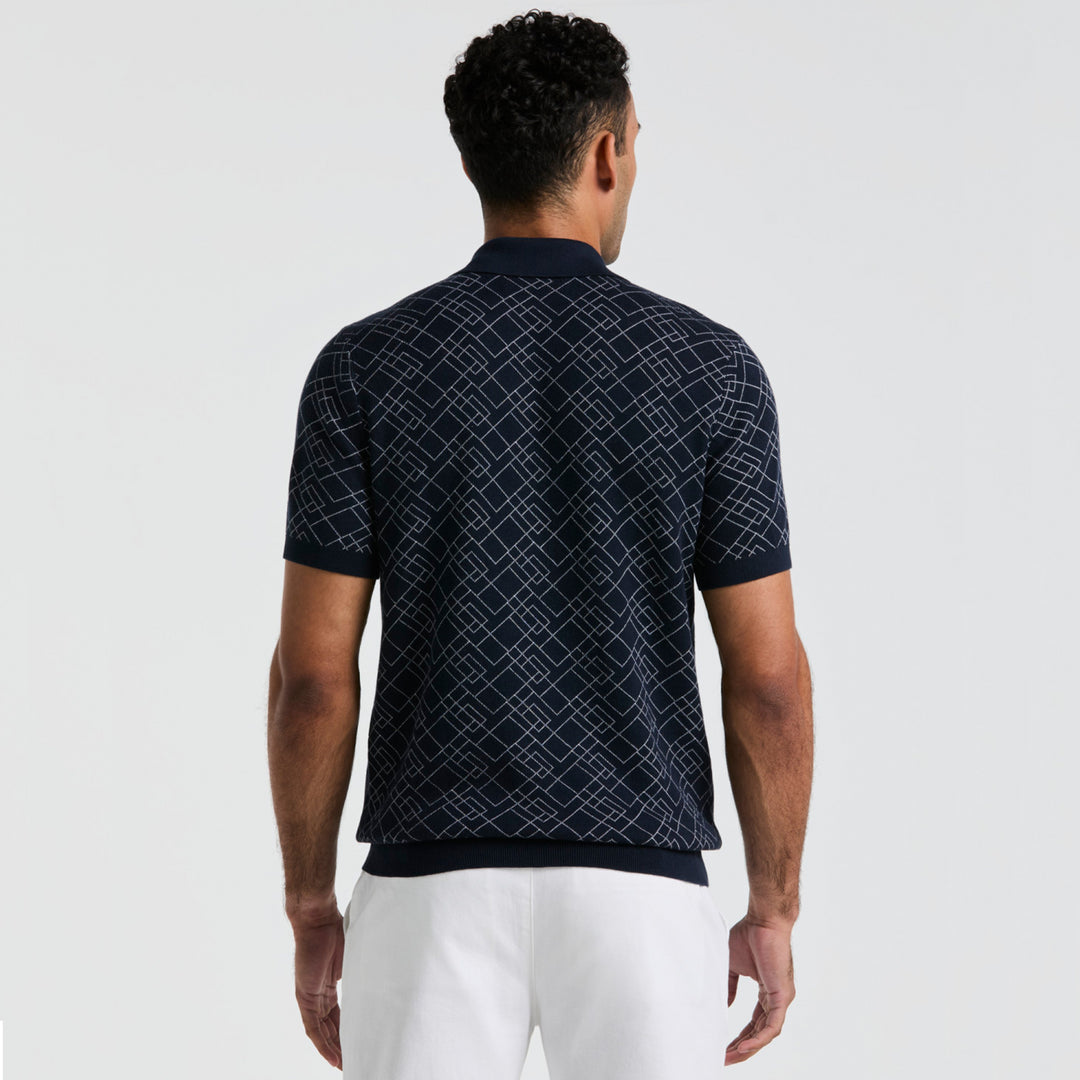 Polo De Algodón Con Jacquard
