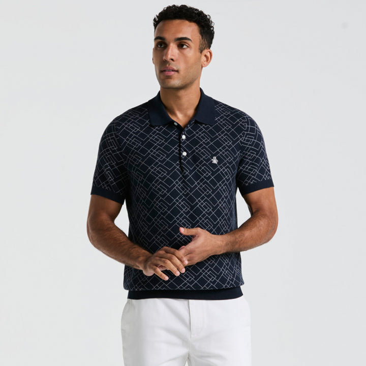 Polo De Algodón Con Jacquard