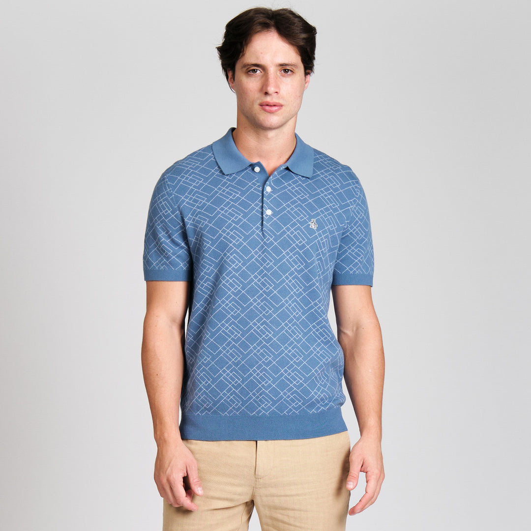 Polo De Algodón Con Jacquard