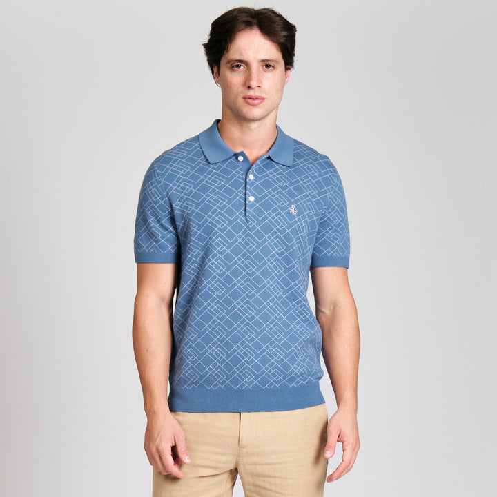 Polo De Algodón Con Jacquard