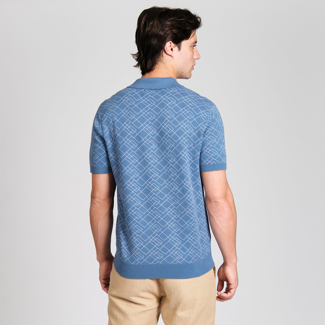 Polo De Algodón Con Jacquard