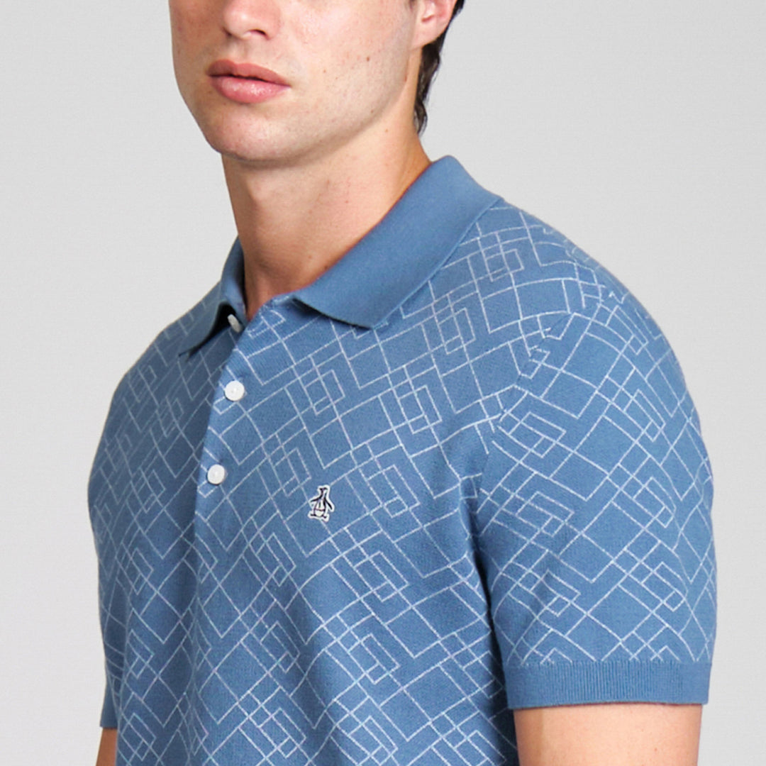 Polo De Algodón Con Jacquard