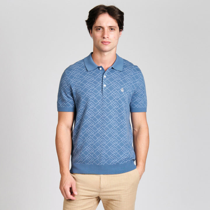 Polo De Algodón Con Jacquard