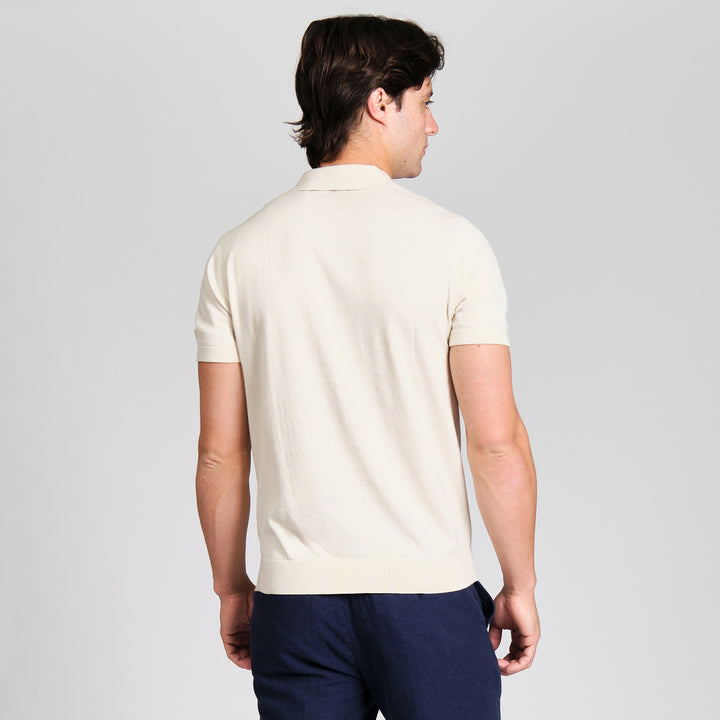 Polo De Algodón Con Franjas Verticales