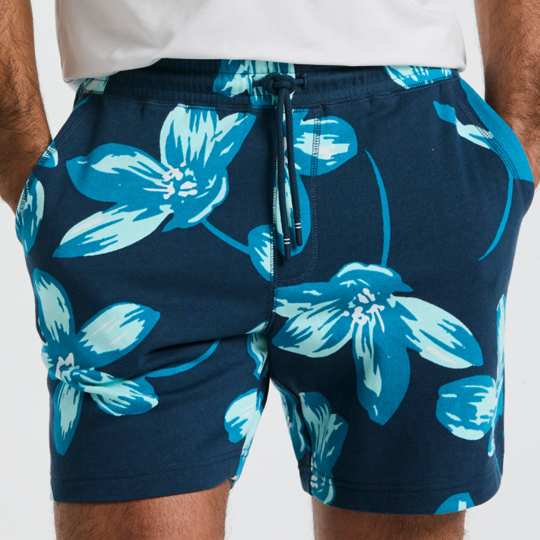 Short 7" French Terry Floral