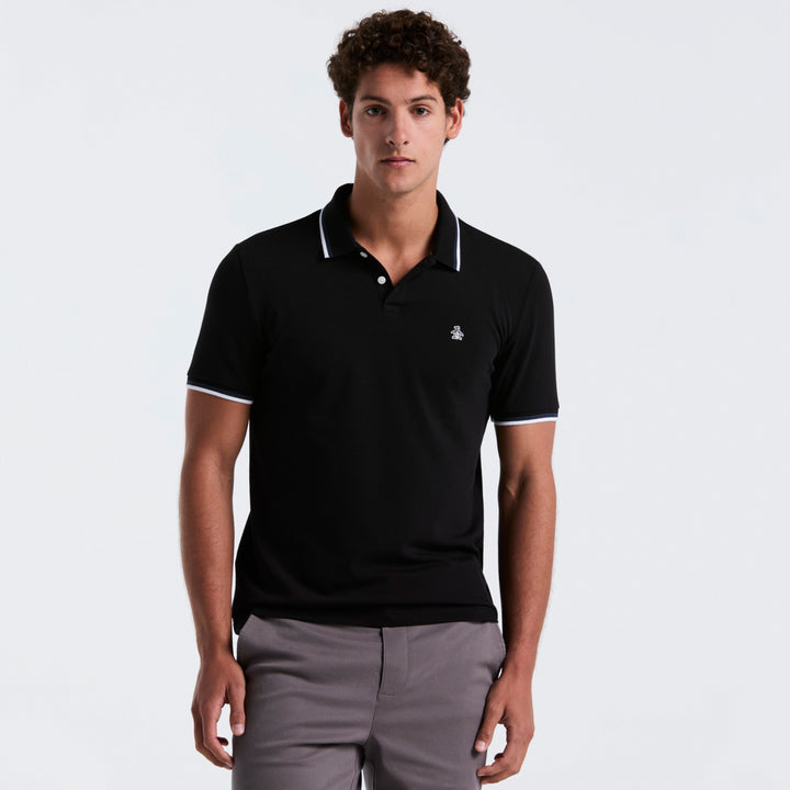 Polo Tipped Tencel Pique