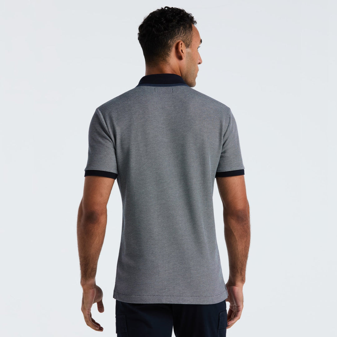 Polo De Algodón Tricolor Pique