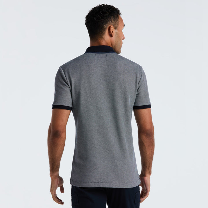 Polo De Algodón Tricolor Pique