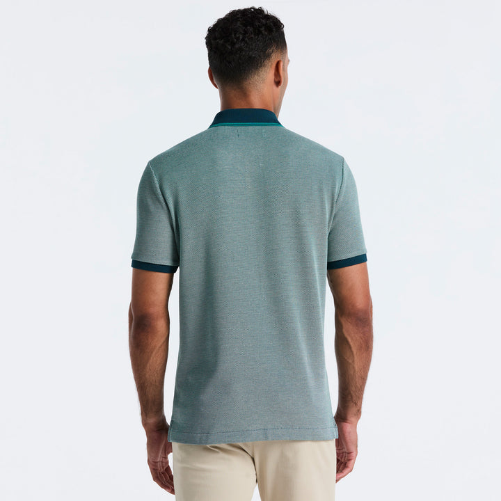 Polo De Algodón Tricolor Pique