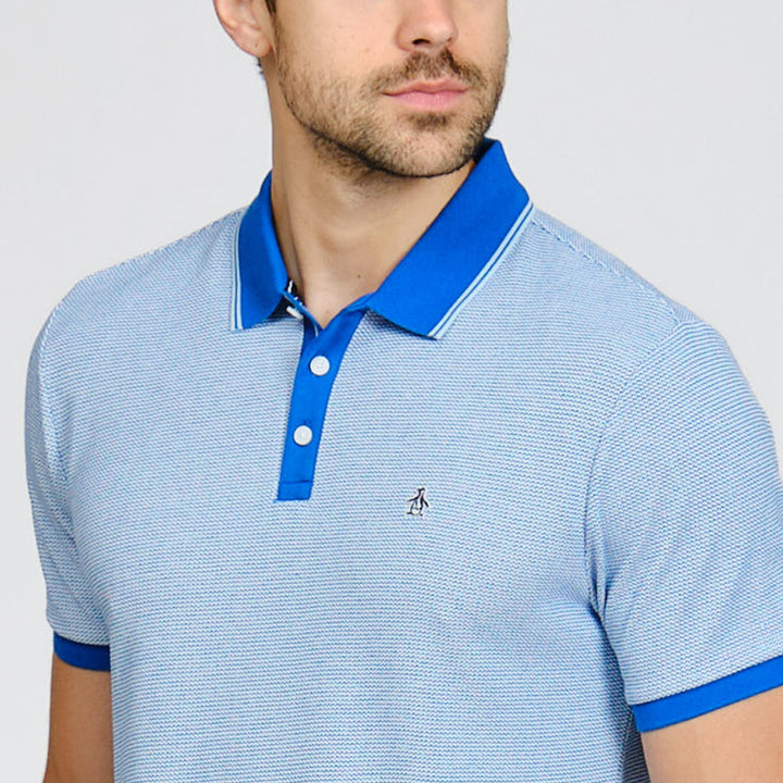 Polo De Algodón Tricolor Pique