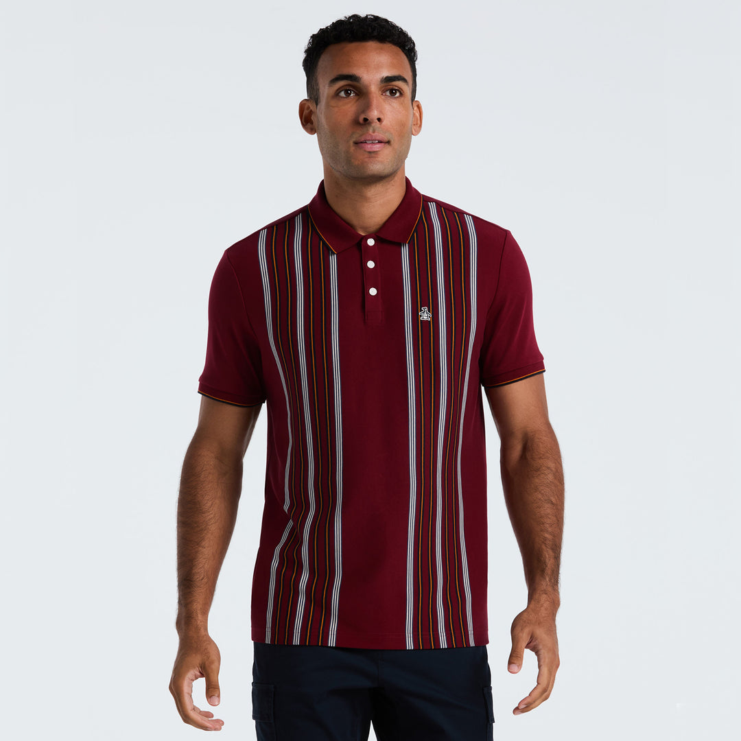 Polo Algodón Interlock Bowler Stripes