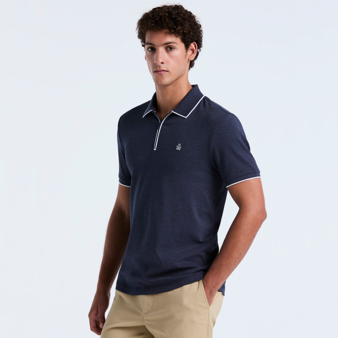 Polo Interlock Soft Touch Cierre 1/4