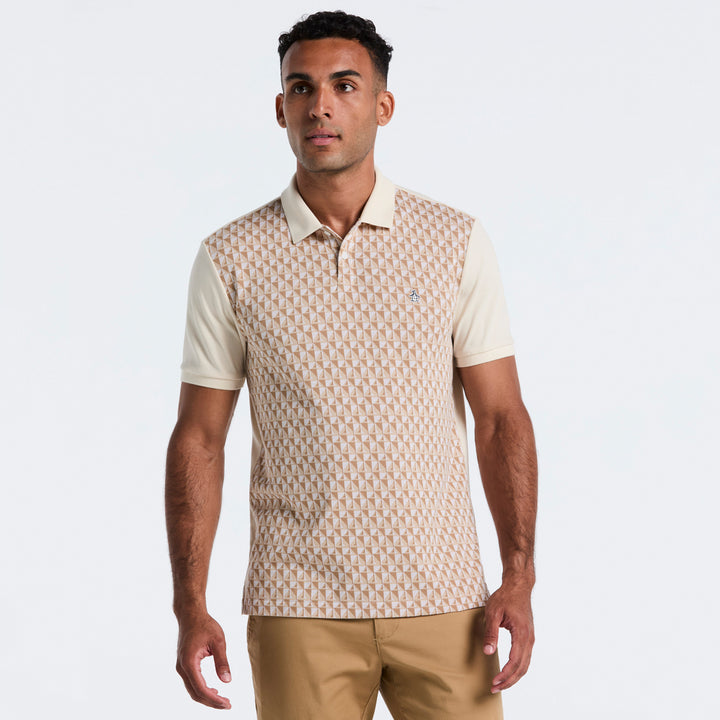 Polo De Algodón Con Jacquard Frontal Martini