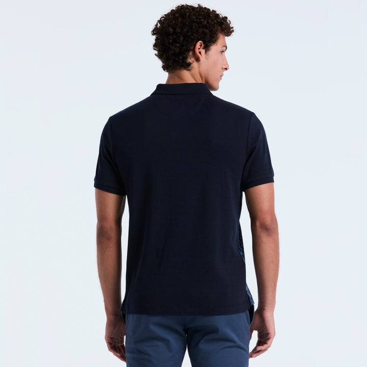 Polo De Algodón Con Jacquard Frontal Martini