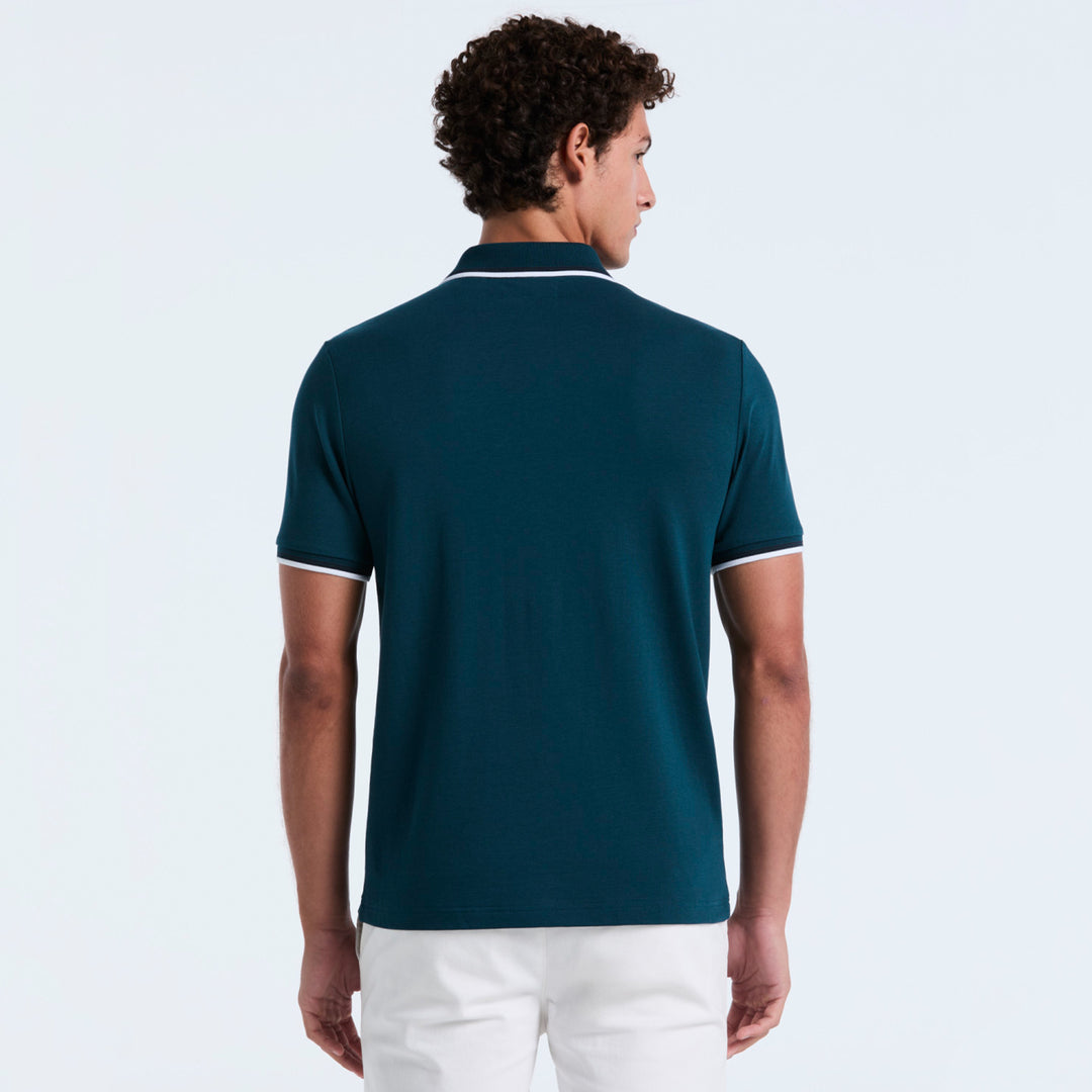 Polo Tipped Tencel Pique
