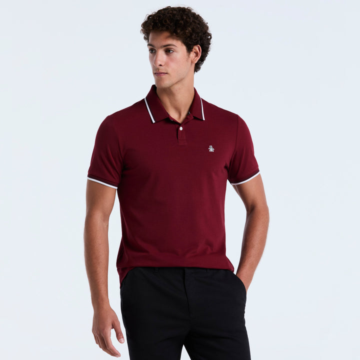 Polo Tipped Tencel Pique