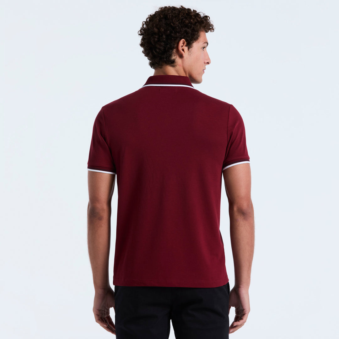 Polo Tipped Tencel Pique
