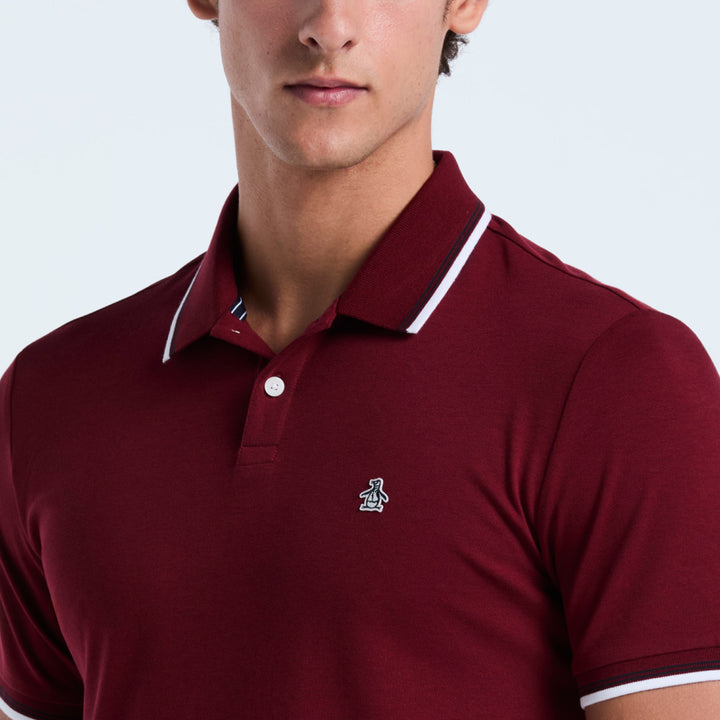 Polo Tipped Tencel Pique