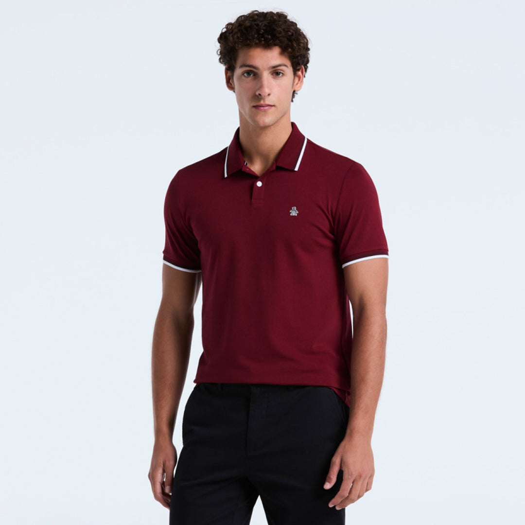 Polo Tipped Tencel Pique
