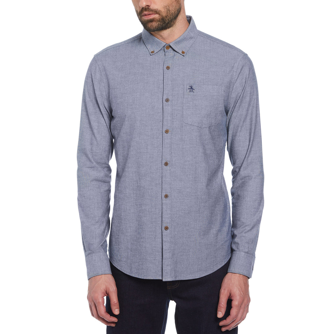 Camisa Manga Larga Stretch Cambray