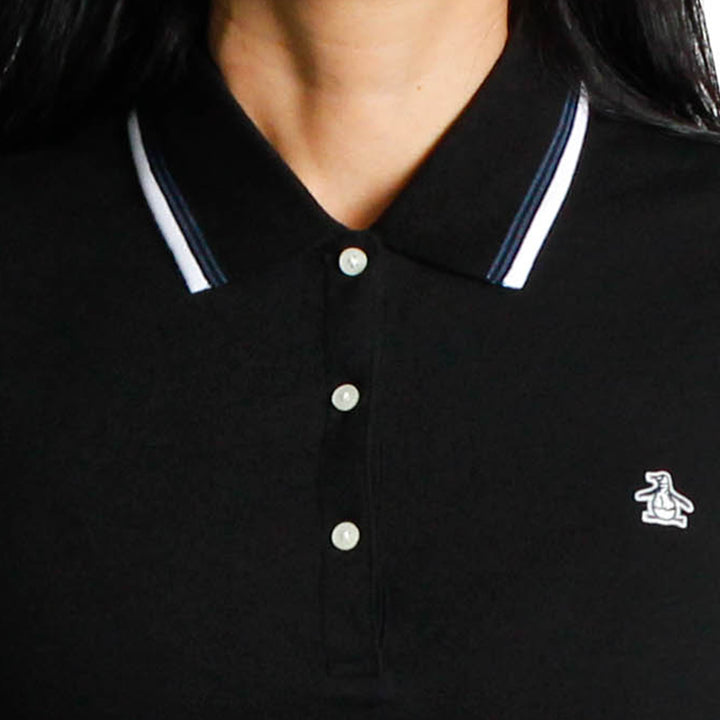 Polo Tipped Pique Con Sticker