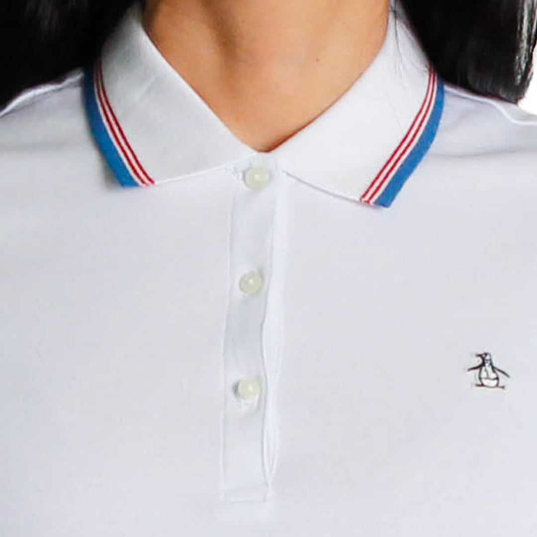 Polo Tipped Pique Con Sticker