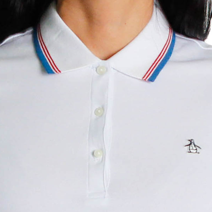 Polo Tipped Pique Con Sticker